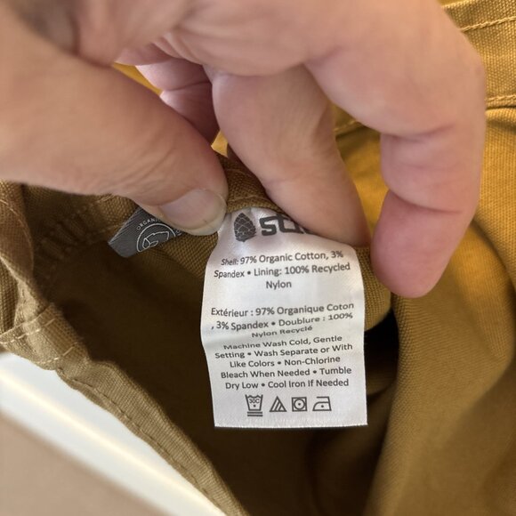 Stio Barren Butte Saratoga Canvas Shirt Men's Large NWT MSRP $169 - Picture 7 of 10